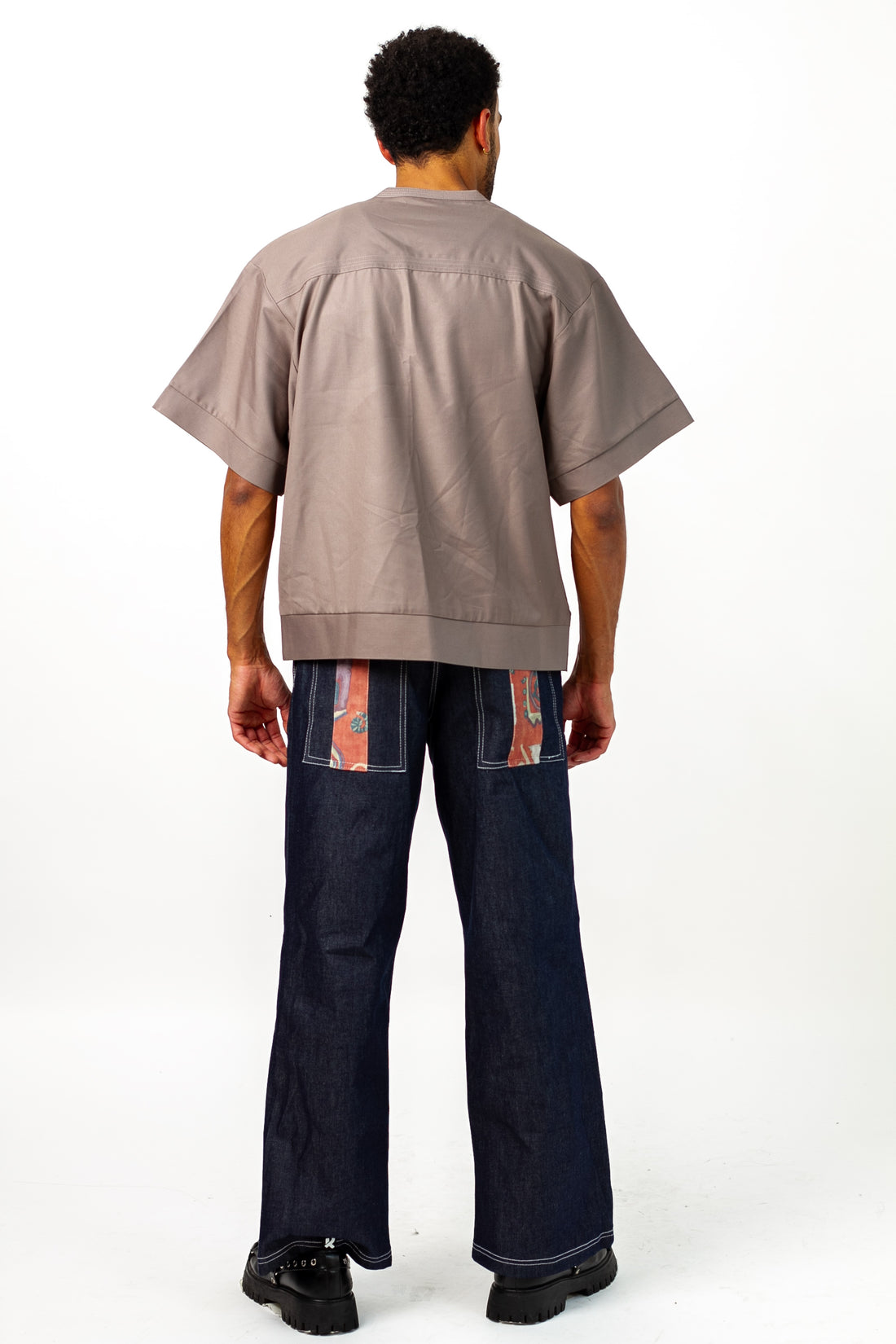 Ife Pinched-Stitch Shirt