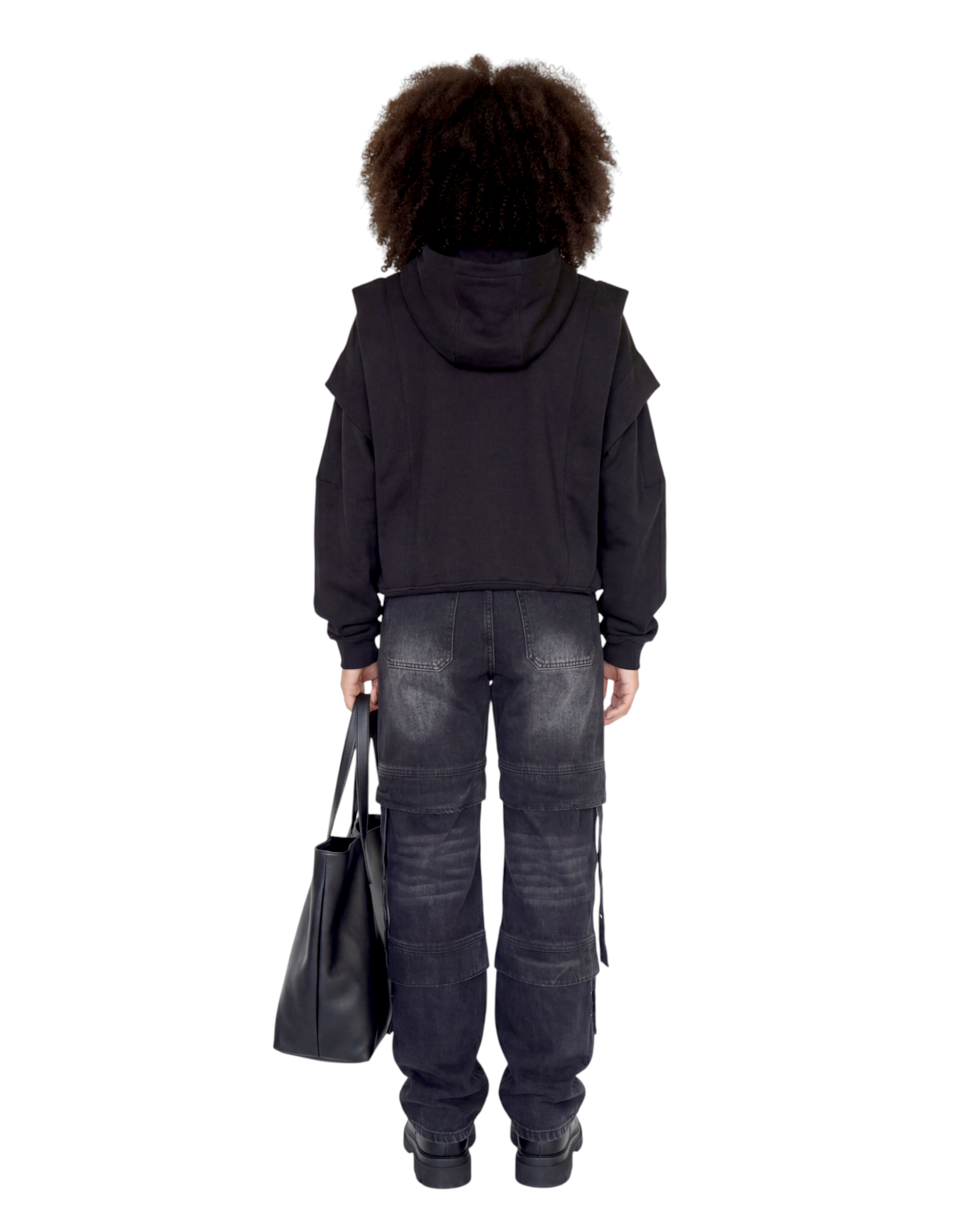 ORO Agbada Hoodie – Black
