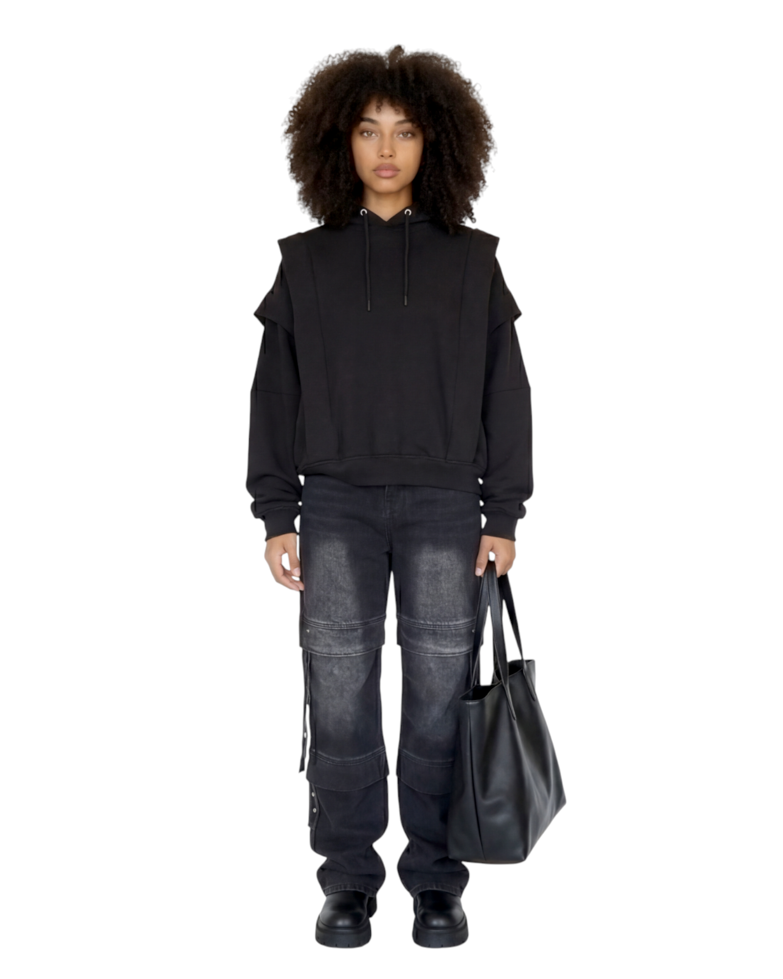 ORO Agbada Hoodie – Black